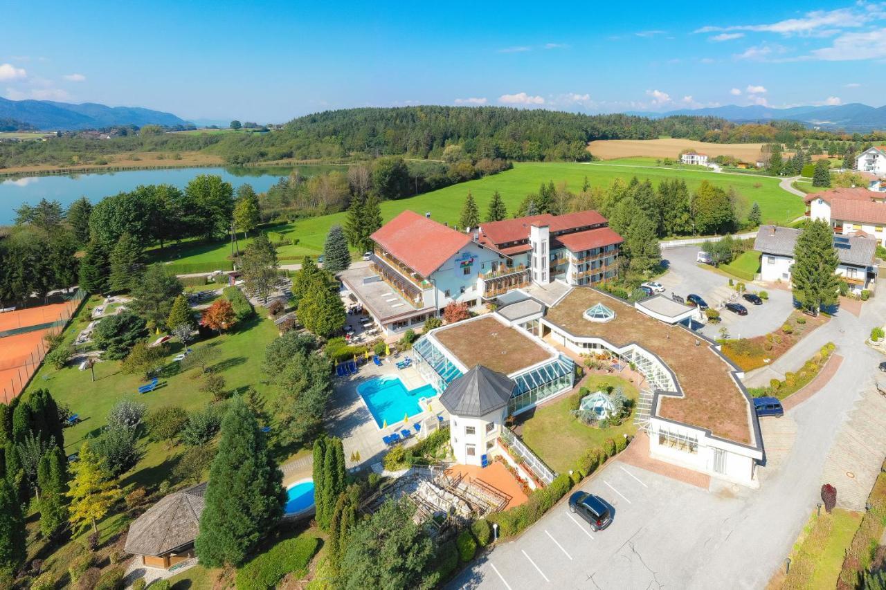 Golf-Tennis-Wellnesshotel Mori Sankt Kanzian am Klopeiner See Eksteriør bilde